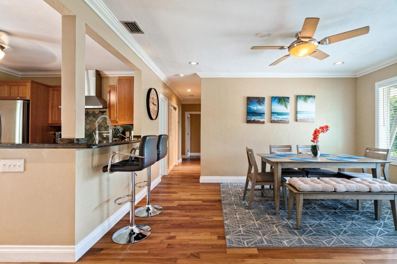#1 Fort Lauderdale House - Heated Salt Water Pool - Private Oasis-Updated Gorgeous 3Br 3Ba - Las Olas ภายนอก รูปภาพ